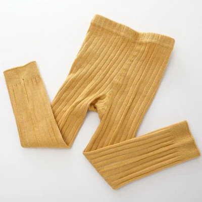 2023-as nagy népszerűségnek örvendő baba lányoknak nyújtható leggings nadrágok tavaszi és őszi tipegő gyerek kötő nadrág rózsaszín színű csecsemő harisnyanadrág