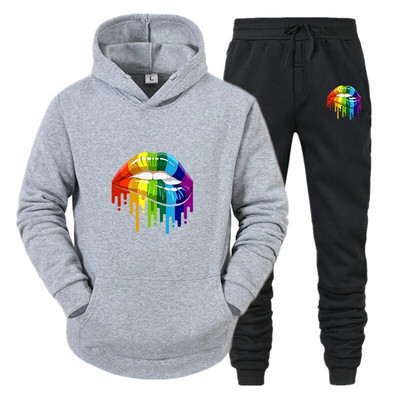 Ανδρικό Σετ Φούτερ Γυναικεία Φόρμα Ανδρικά Επώνυμα Ρούχα Φούτερ για Άντρες Ανδρικά Αθλητικά Κοστούμια Ανδρικά Παντελόνια Σετ Φούτερ