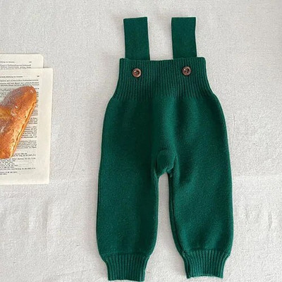 Φθινόπωρο Χειμώνας Βρέφος Βρέφος Κοριτσάκια Αγόρια Μονόχρωμο Πλέξιμο Ολόσωμο νήπιο Κοριτσάκι Αγόρια Παντελόνι Πλεκτομηχανές Παιδικό Παντελόνι