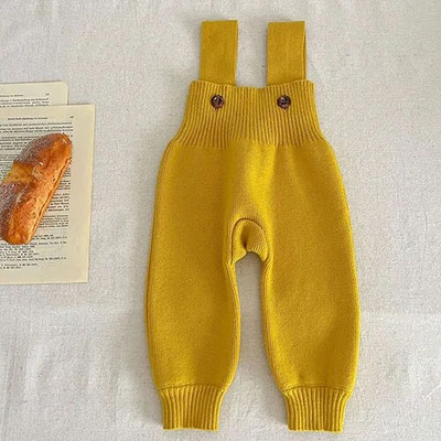 Φθινόπωρο Χειμώνας Βρέφος Βρέφος Κοριτσάκια Αγόρια Μονόχρωμο Πλέξιμο Ολόσωμο νήπιο Κοριτσάκι Αγόρια Παντελόνι Πλεκτομηχανές Παιδικό Παντελόνι