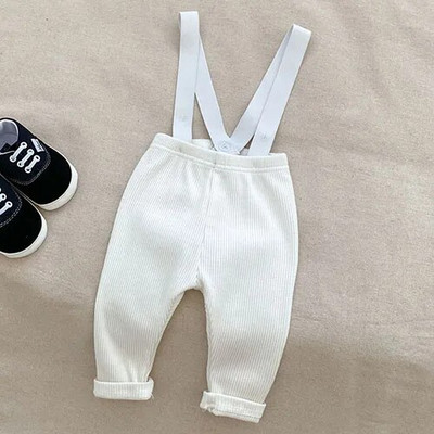 Φθινόπωρο Χειμώνας Βρέφος Βρέφος Κοριτσάκια Αγόρια Μονόχρωμο Πλέξιμο Ολόσωμο νήπιο Κοριτσάκι Αγόρια Παντελόνι Πλεκτομηχανές Παιδικό Παντελόνι