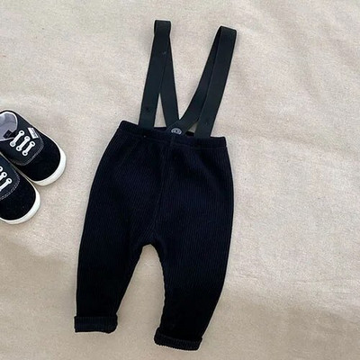 Φθινόπωρο Χειμώνας Βρέφος Βρέφος Κοριτσάκια Αγόρια Μονόχρωμο Πλέξιμο Ολόσωμο νήπιο Κοριτσάκι Αγόρια Παντελόνι Πλεκτομηχανές Παιδικό Παντελόνι