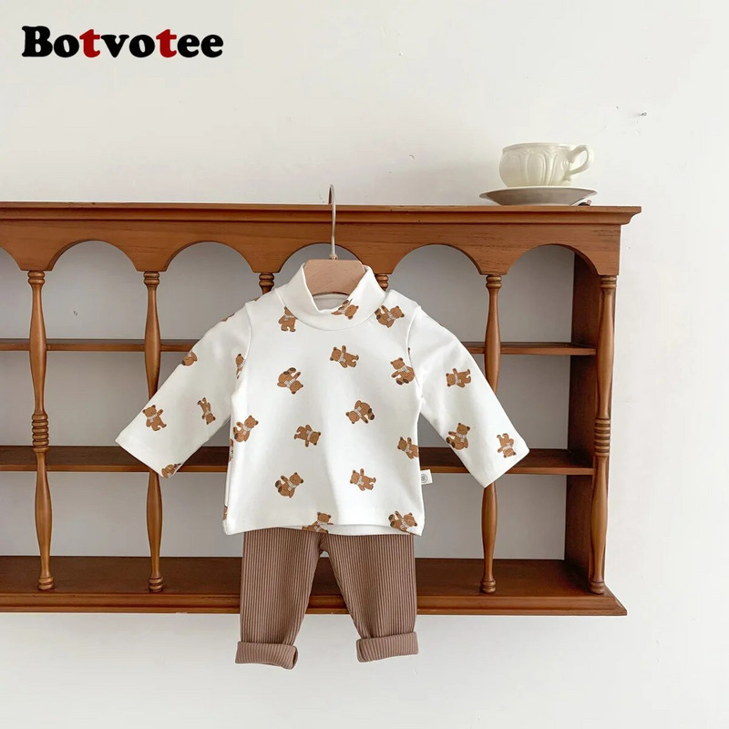 Botvotee Baby Leggings 2022 Őszi új pamut nadrágok lányok harisnyanadrág gyermek bugyi fekete aranyos fehér vékony újszülött harisnya