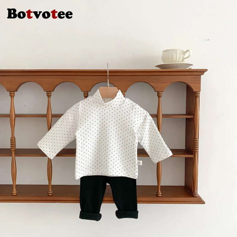 Botvotee Baby Leggings 2022 Őszi új pamut nadrágok lányok harisnyanadrág gyermek bugyi fekete aranyos fehér vékony újszülött harisnya