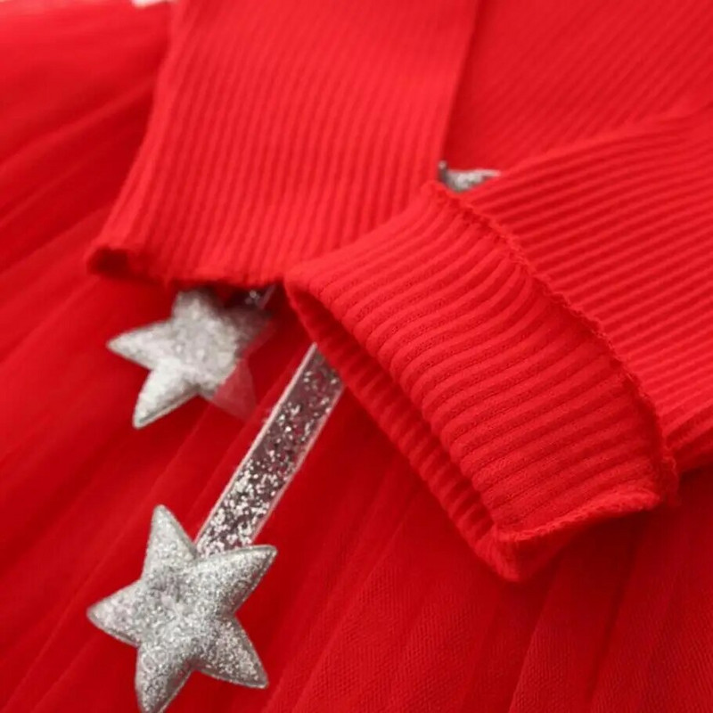 Βρεφικό νήπιο Βρεφικό κοριτσάκι Πριγκίπισσα Ρούχα Μακρυμάνικα Φορέματα πάρτι Tutu Νεογέννητο για μωρό νυφικό για 0-2 ετών