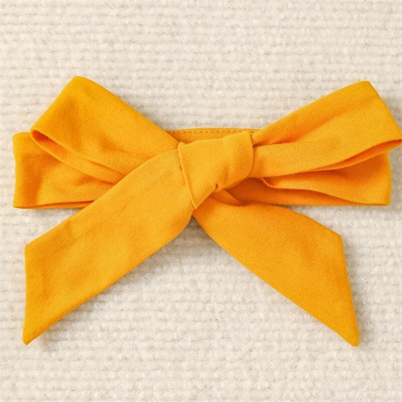 Φθινοπωρινή στολή για μωρά, μπλουζάκι με φιόγκο με μακρυμάνικη πεταλούδα με παντελόνι Flare και σετ ρούχων με κορδέλα