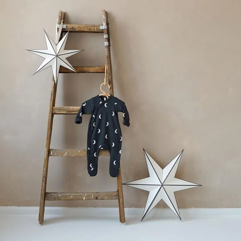 0-24M Újszülött Gyerek Baba Fiú Lány Téli Ruházat Nyomtatott Pizsama Romper Aranyos Jumpsuit Baba Organic Pamut Ruhák Fényképészeti Outfitek