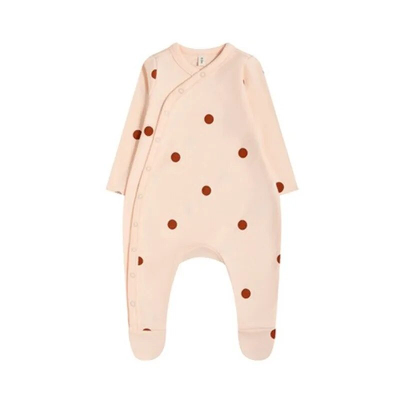 0-24M Újszülött Gyerek Baba Fiú Lány Téli Ruházat Nyomtatott Pizsama Romper Aranyos Jumpsuit Baba Organic Pamut Ruhák Fényképészeti Outfitek