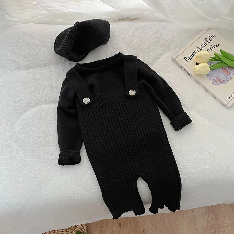 MILANCEL tavaszi divat babaruha, kötött overál és masszív pulóver, alkalmi stílusú csecsemőruha
