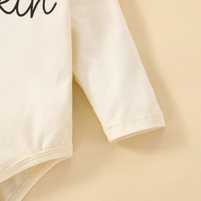 Csecsemő Tipegő Kislány Halloween ruhák Letter Romper Body Fodor Szoknyák Rövidnadrágok Fejpántos Ruhakészlet