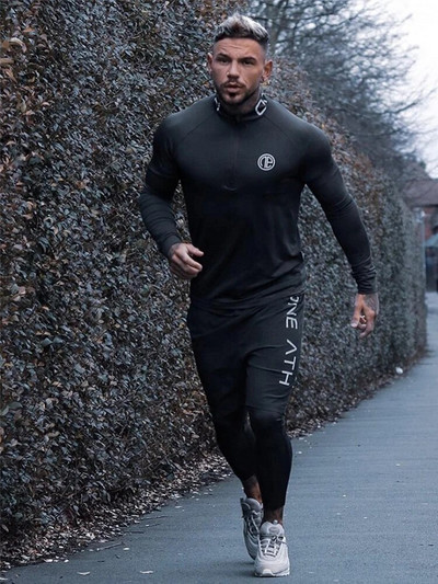 Férfi márkájú tréningruha Rash gard Kit Gyorsan száradó férfi tornaruhák Férfi Kompressziós Fehérnemű 3 részes szett Hosszú Johns