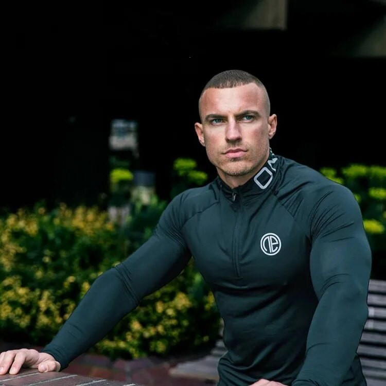 Férfi márkájú tréningruha Rash gard Kit Gyorsan száradó férfi tornaruhák Férfi Kompressziós Fehérnemű 3 részes szett Hosszú Johns