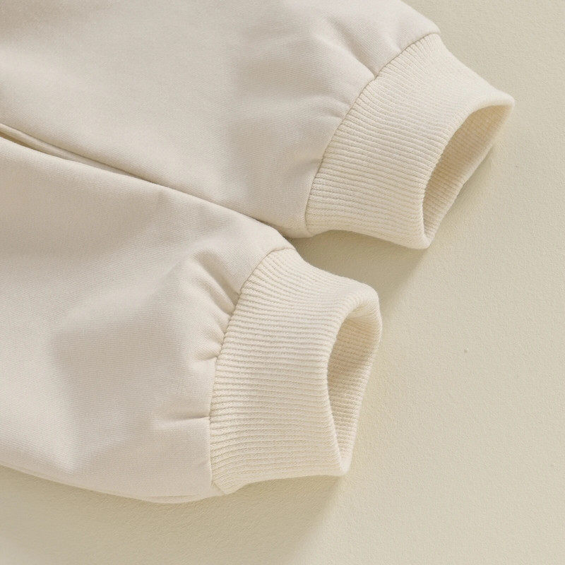 Gyerekek Újszülött Baba Fiúk Lányok Pulóverek Hosszú ujjú Nyakú sütőtök mintás Halloween rugalmas nadrág szett csecsemő őszi ruhákhoz