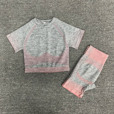 γυναικεία σετ γιόγκα ρούχα γυμναστικής Γυναικεία αθλητική στολή γυμναστικής Ρούχα για τρέξιμο τοπ για γιόγκα+ Κολάν γυναικεία κοστούμια σουτιέν γιόγκα γυμναστικής χωρίς ραφές