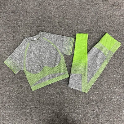 γυναικεία σετ γιόγκα ρούχα γυμναστικής Γυναικεία αθλητική στολή γυμναστικής Ρούχα για τρέξιμο τοπ για γιόγκα+ Κολάν γυναικεία κοστούμια σουτιέν γιόγκα γυμναστικής χωρίς ραφές