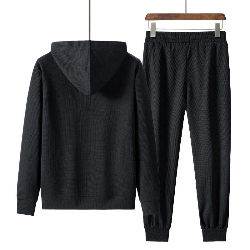 2023 új férfi kardigán öltöny sport kapucnis nadrág 2 darab hozzáillő szett outfit ruhák férfi ruházat atléta pulóverek 5603