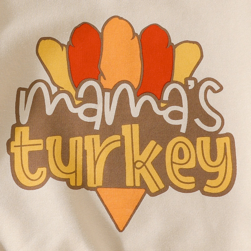 ma&baby 0-18M Hálaadás napja Újszülött Csecsemő Lány Fiú Romper hosszú ujjú Pulyka Print Jumpsuit Jelmezek Ruházat