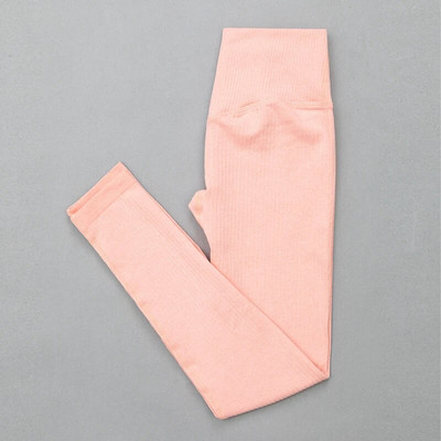 Γυναικεία αθλητικά ρούχα Ψηλόμεση Αθλητικό σουτιέν+ Κολάν Γυμναστική Ρούχα Άνευ ραφής Κοστούμι γυμναστικής ελαστικό σετ προπόνησης με επένδυση