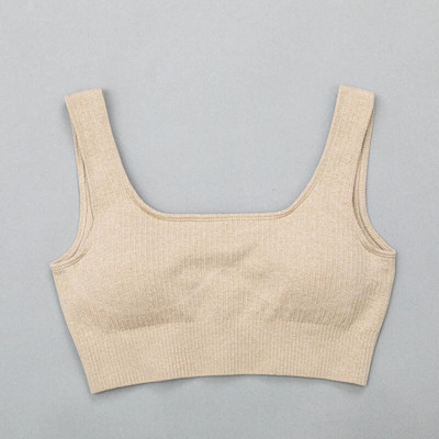 Γυναικεία αθλητικά ρούχα Ψηλόμεση Αθλητικό σουτιέν+ Κολάν Γυμναστική Ρούχα Άνευ ραφής Κοστούμι γυμναστικής ελαστικό σετ προπόνησης με επένδυση