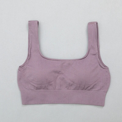 Γυναικεία αθλητικά ρούχα Ψηλόμεση Αθλητικό σουτιέν+ Κολάν Γυμναστική Ρούχα Άνευ ραφής Κοστούμι γυμναστικής ελαστικό σετ προπόνησης με επένδυση