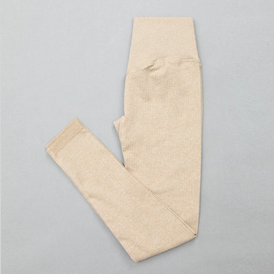 Γυναικεία αθλητικά ρούχα Ψηλόμεση Αθλητικό σουτιέν+ Κολάν Γυμναστική Ρούχα Άνευ ραφής Κοστούμι γυμναστικής ελαστικό σετ προπόνησης με επένδυση