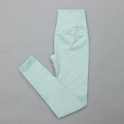 Γυναικεία αθλητικά ρούχα Ψηλόμεση Αθλητικό σουτιέν+ Κολάν Γυμναστική Ρούχα Άνευ ραφής Κοστούμι γυμναστικής ελαστικό σετ προπόνησης με επένδυση