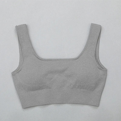 Γυναικεία αθλητικά ρούχα Ψηλόμεση Αθλητικό σουτιέν+ Κολάν Γυμναστική Ρούχα Άνευ ραφής Κοστούμι γυμναστικής ελαστικό σετ προπόνησης με επένδυση