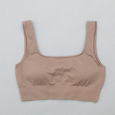 Γυναικεία αθλητικά ρούχα Ψηλόμεση Αθλητικό σουτιέν+ Κολάν Γυμναστική Ρούχα Άνευ ραφής Κοστούμι γυμναστικής ελαστικό σετ προπόνησης με επένδυση