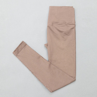 Γυναικεία αθλητικά ρούχα Ψηλόμεση Αθλητικό σουτιέν+ Κολάν Γυμναστική Ρούχα Άνευ ραφής Κοστούμι γυμναστικής ελαστικό σετ προπόνησης με επένδυση