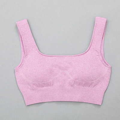 Γυναικεία αθλητικά ρούχα Ψηλόμεση Αθλητικό σουτιέν+ Κολάν Γυμναστική Ρούχα Άνευ ραφής Κοστούμι γυμναστικής ελαστικό σετ προπόνησης με επένδυση