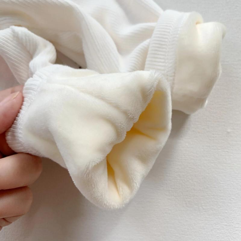 Kislányok Fiúk Magas derekú Nadrág Őszi Téli Csecsemő Kényelmes Masszív Leggings Gyerekek Hosszú nadrágok Gyerek nadrágok 0-3T