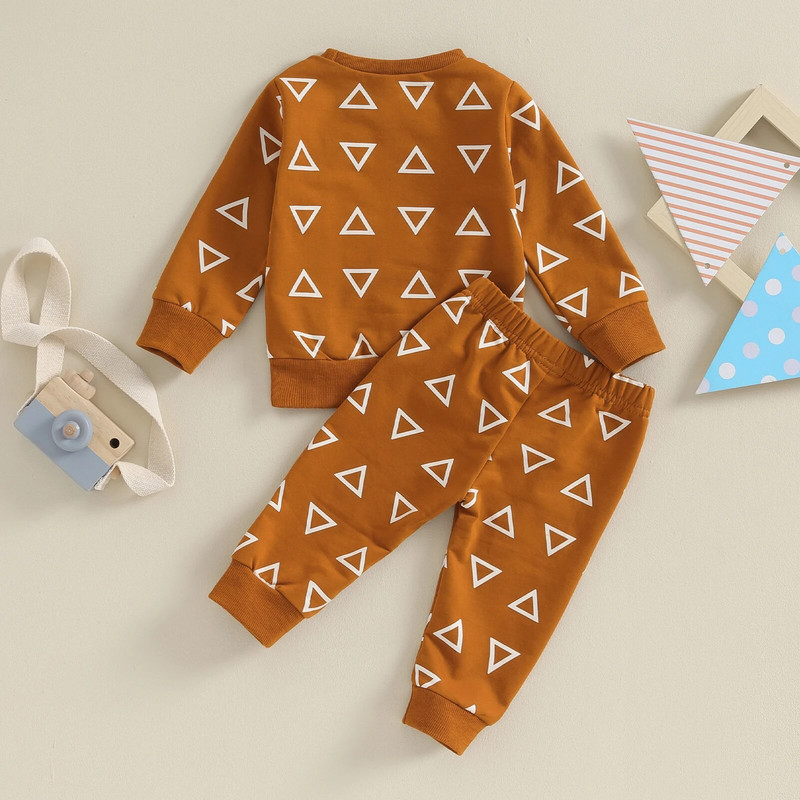 ma&baby 3M-3Y νήπιο Νεογέννητο Βρέφος Βρέφος αγόρι κοριτσάκι Σετ Μακρυμάνικα Μπλουζάκια Παντελόνια Φθινοπωρινή άνοιξη casual αθλητική φόρμα