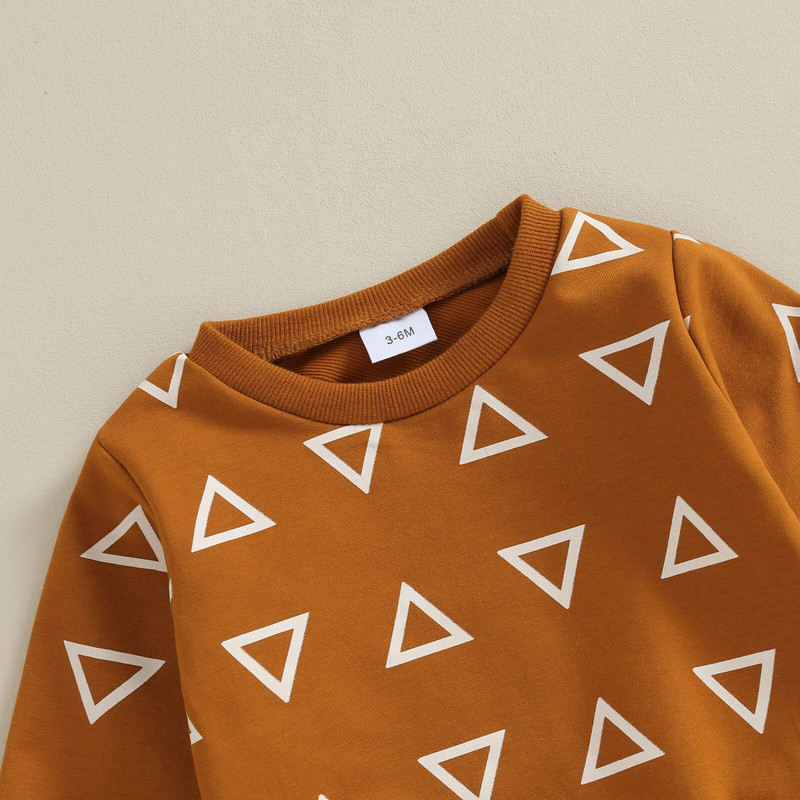 ma&baby 3M-3Y νήπιο Νεογέννητο Βρέφος Βρέφος αγόρι κοριτσάκι Σετ Μακρυμάνικα Μπλουζάκια Παντελόνια Φθινοπωρινή άνοιξη casual αθλητική φόρμα