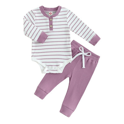 ma&baby 0-24 M jaundzimušajiem, zīdaiņiem, meiteņu drēbju komplekti ar garām piedurknēm, poga, savelkamās bikses rudens pavasara apģērbu komplekti