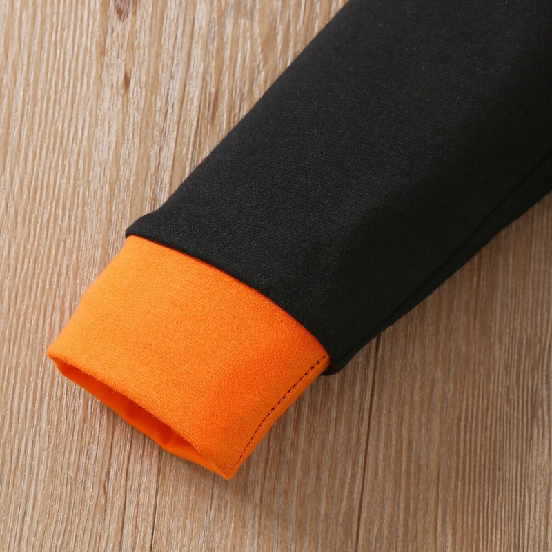 2db őszi fiú hosszú ujjú sütőtök levél nyomott felső + nadrág baba pamut házi ruha öltöny gyerek divat halloween jelmez