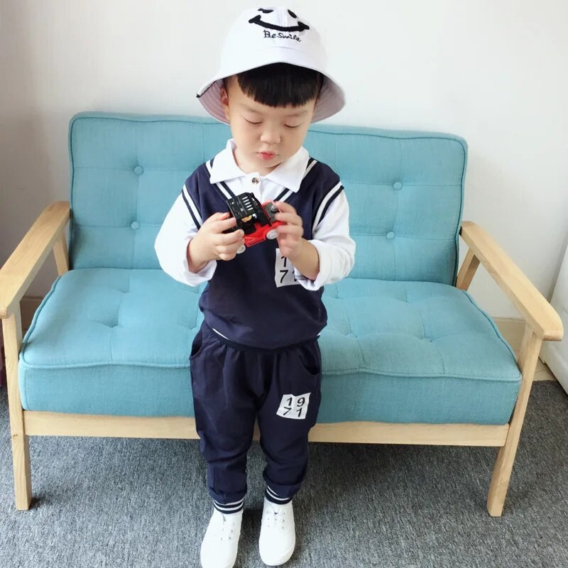 Proljetna nova sportska moda Majice dugih rukava Hlače 2 komada/komplet Dječja odjeća za djevojčice Odjeća za malu djecu Dječaci Kompleti odjeće