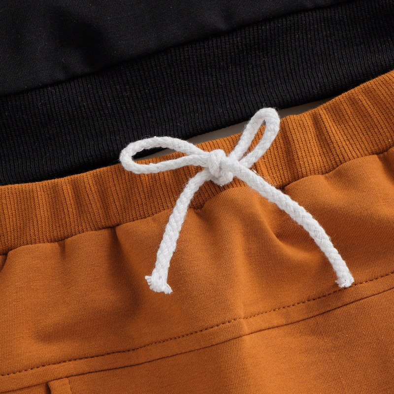 ma&baby 3M-3Y Kisgyermek Gyerek Baba Fiú Ruhakészlet Csecsemő Alkalmi Tréningruha Ruhák Hosszú ujjú Letter felső nadrág Őszi tavaszi ruházat