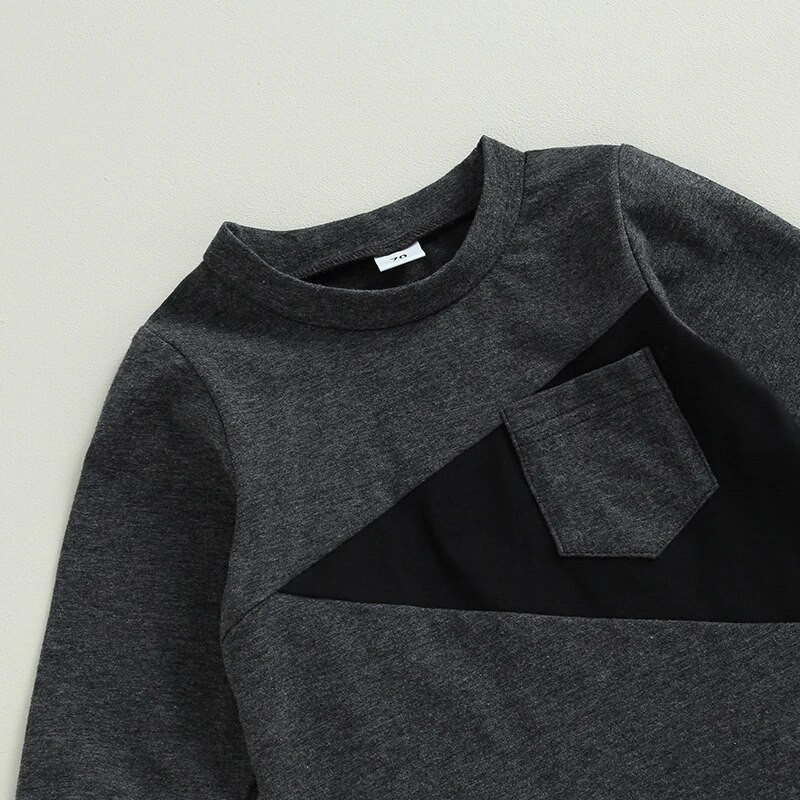 ma&baby 0-3Y Kisgyermek csecsemő újszülött kisfiú ruhakészletek alkalmi őszi ruhák hosszú ujjú felsők nadrágok tavaszi ruhák