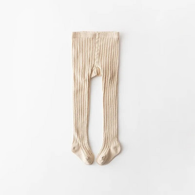 Βρεφικό καλσόν για κορίτσια Μονόχρωμο Βαμβακερό πλεκτό Βρεφικό καλσόν Νεογέννητο Φθινόπωρο Χειμώνας Παιδικά Κολάν Παιδικά Ρούχα 0-2Y