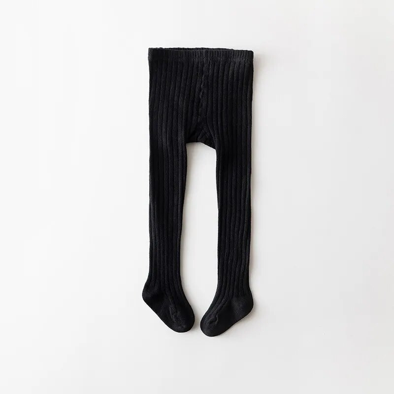 Βρεφικό καλσόν για κορίτσια Μονόχρωμο Βαμβακερό πλεκτό Βρεφικό καλσόν Νεογέννητο Φθινόπωρο Χειμώνας Παιδικά Κολάν Παιδικά Ρούχα 0-2Y