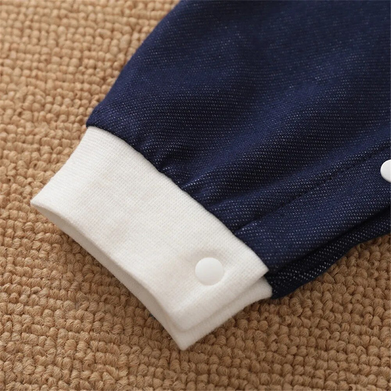 Jaundzimušā flotes zīdaiņa siksniņas lelles apkakles lentes zīdaiņu meiteņu apģērbi jaundzimušajam kombinezoni modes kostīms mazuļa kombinezonam