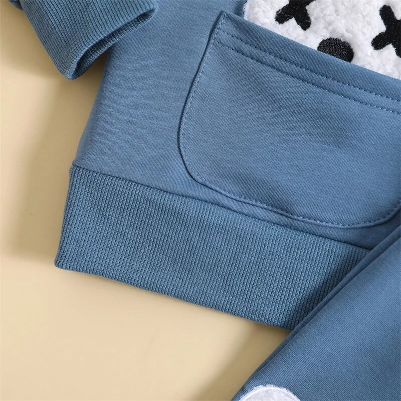 Ma&baby 0-3 éves újszülött kisgyermek kisgyermek kislány fiú ruhakészletek hosszú ujjú medve pulóver felsők nadrágok őszi tavaszi ruhák