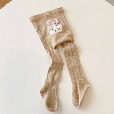 2023 Κορίτσια Φθινοπωρινά μασίφ καλσόν Αγόρια Βαμβακερή κάλτσα κουνέλι κινούμενα σχέδια PP καλσόν μπαλέτο Μικρό παιδί Παιδικά ανοιξιάτικα κολάν Κάλτσες 0-8 ετών