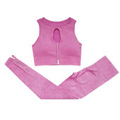 Bešavni set za jogu Rebrasta odjeća za vježbanje za žene Sportski grudnjak Kratke hlače s visokim strukom Kompleti tajica za jogu Odjeća za teretanu Sportska odijela