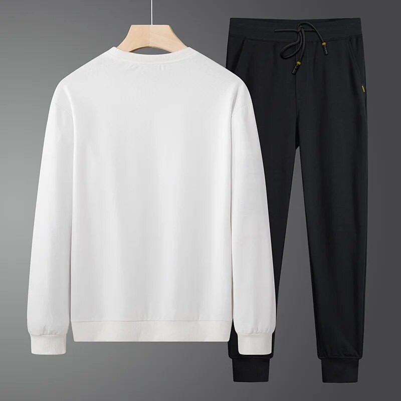 New Men Harajuku Sets Casual αθλητικές φόρμες 2023 Άνοιξη Ανδρικά αθλητικά ρούχα για τζόκινγκ Αθλητικό κοστούμι πουλόβερ+παντελόνι 2 τεμαχίων σετ ρούχων