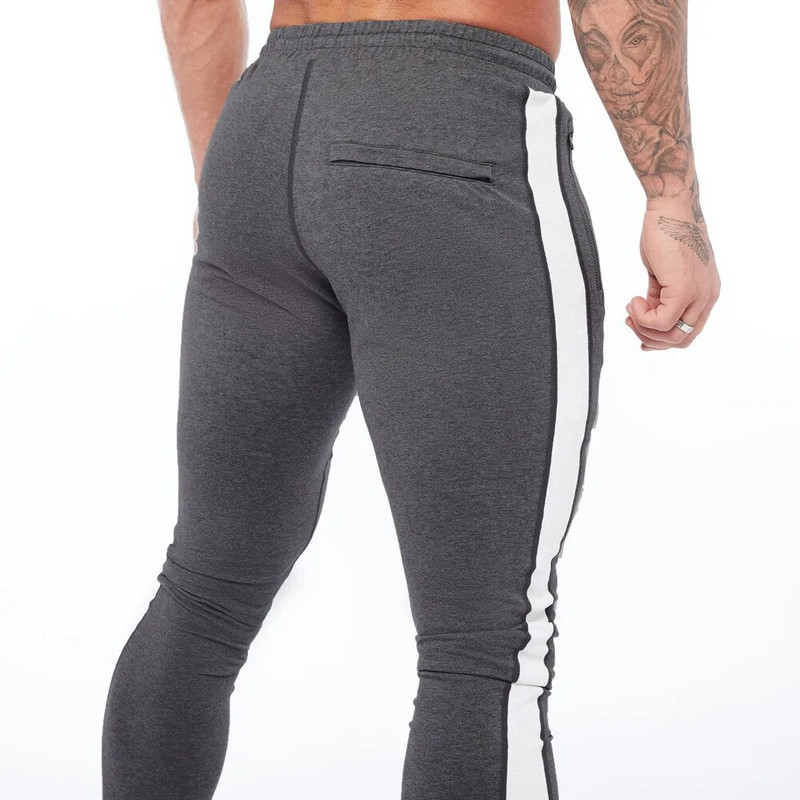 2db Sportruházat Öltöny Férfi Kapucnis kapucnis pulóver nadrág szett Alkalmi fitnesz melegítőnadrág Őszi Férfi Pamut Futó Sport Atlétaruha