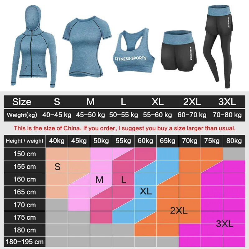 Σετ γιόγκα 5 τεμαχίων για γυναίκες που τρέχουν μπλουζάκι γυμναστικής αθλητικό σουτιέν φορούν ρούχα γυμναστικής γυναικείο σετ προπόνησης αθλητικό κοστούμι