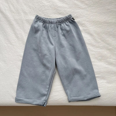 Ikdienas zīdaiņu bikses ar apakšējo daļu kokvilnas elastīgās svītrainās bikses zīdaiņu apģērbi bērniem mazuļu zēnu meiteņu apģērbi