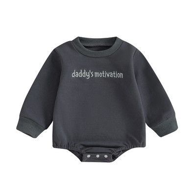 ma&baby 0-18M Νεογέννητο Βρέφος Αγοράκι Κοριτσάκι Romper Κέντημα Κέντημα Μακρυμάνικο Ολόσωμες φόρμες Φθινοπωρινή Άνοιξη Μικρά Ρούχα