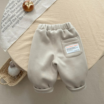 Ziemas bērnu bikses Maziem bērniem Meiteņu kažokādas odere Bikses Bieza Odere Siltas Zēnu Bikses